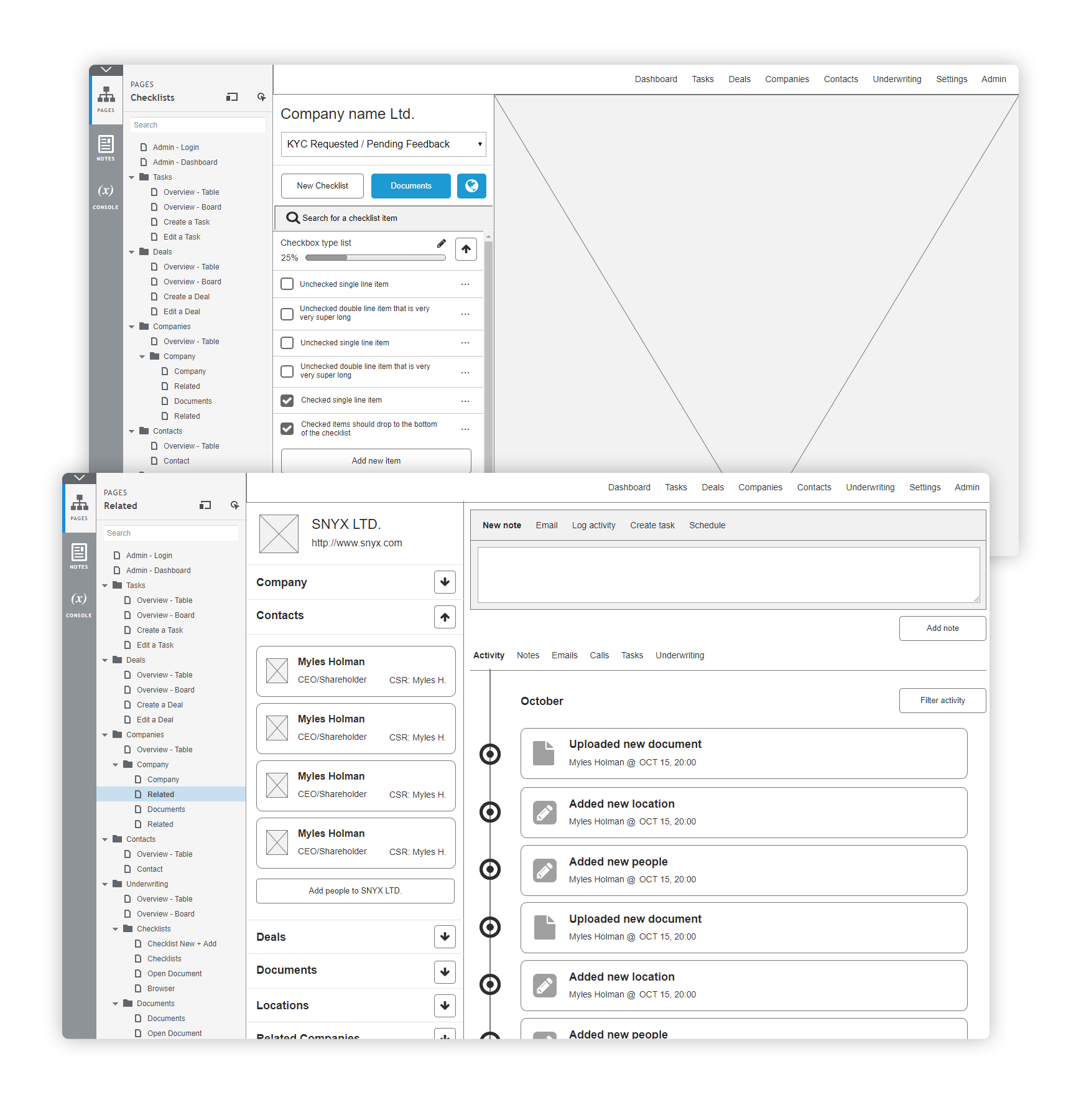 Zing payments platform, agent back office UI