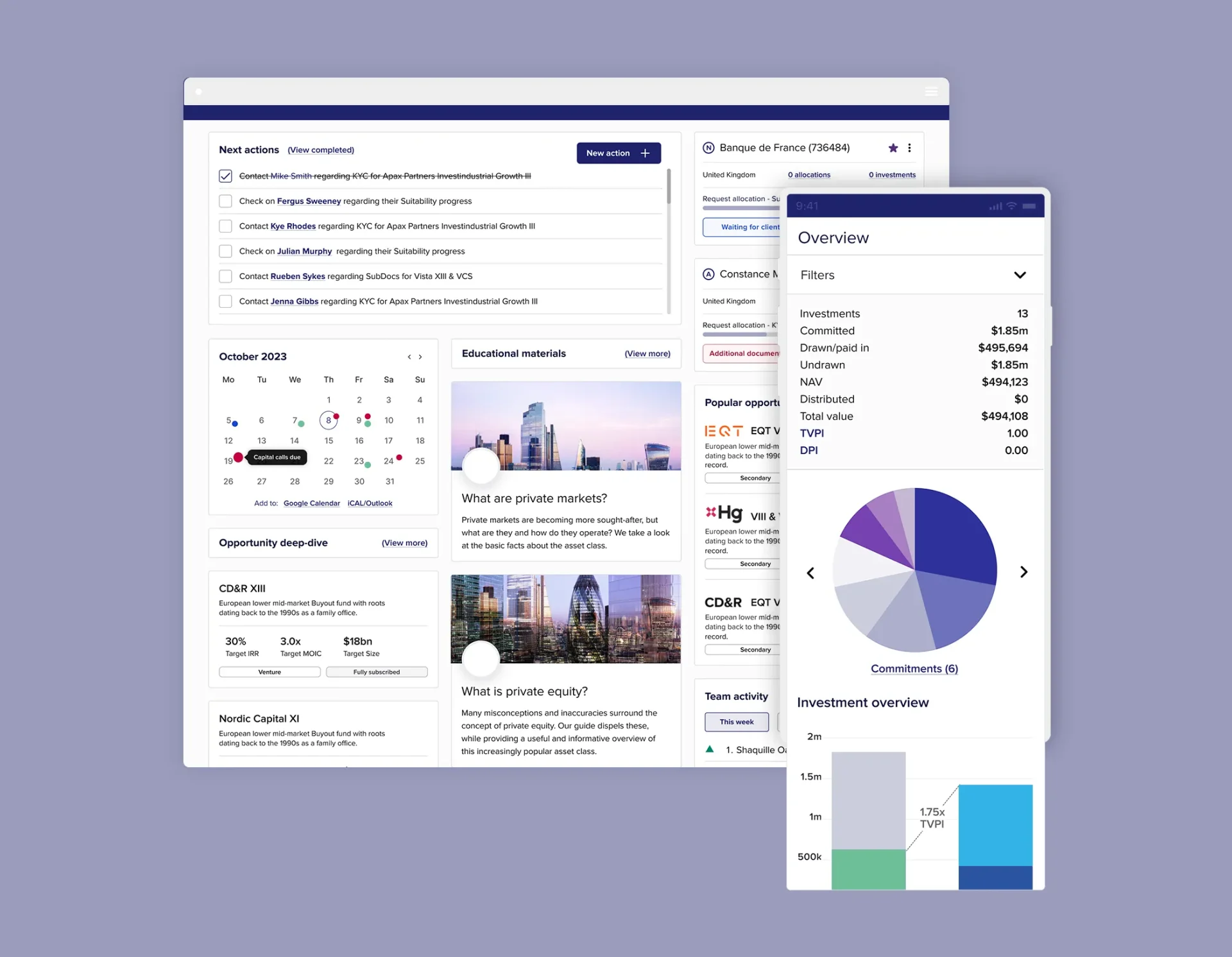 Titanbay homepage